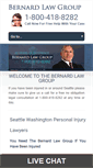 Mobile Screenshot of bernardlawgroup.com