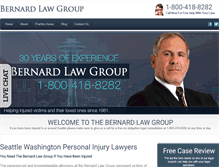 Tablet Screenshot of bernardlawgroup.com